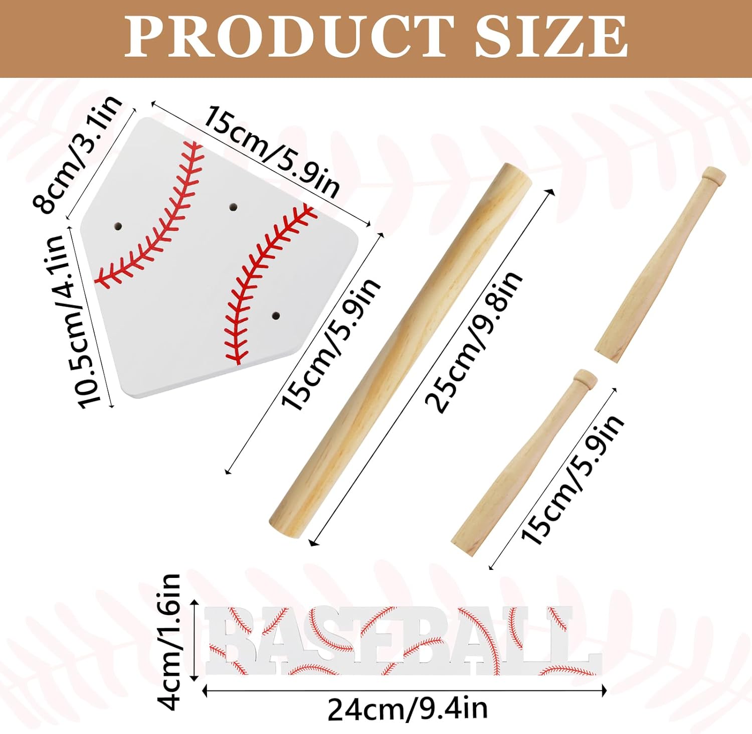 Home Plate Baseball Necklace Holder, BASEBALL Sign Championship Ring Display Stand, Baseball jewelry Accessories Organizer Dresser Decor for Men Baseball Mom Lovers Team Player Coach Gift - Image 2