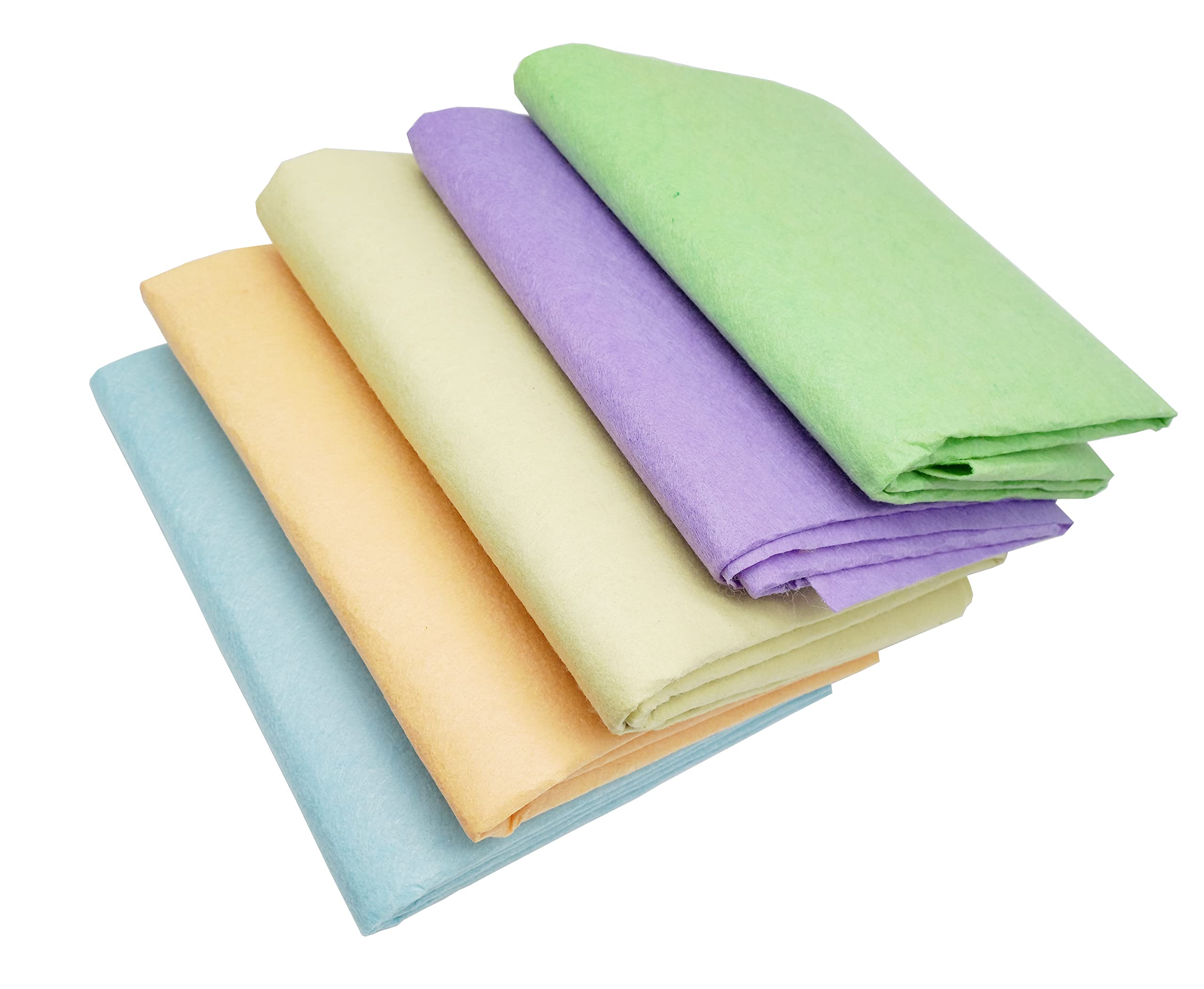VARDHMAN Ransunita Pastel Shades Felt Fabric Sheets Stiff (Hard) Size 22" X 18 Inch – 5 Different Colors – For Kids School Diy Crafts Patchwork Embroidery Sewing Crafting Project- 5 Pcs, Multicolor (B0B3XXYBHN) Amazon Price History, Amazon Price Tracker