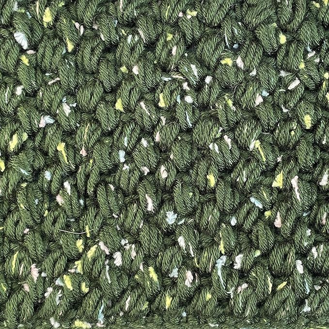 Image of Tweed Twinkles Soft Baby Yarn for Crocheting, 4-Pack (696Yds / 400G), Free Patterns - Acrylic Baby Blanket Knitting Yarn with Flecks - Size 3 DK Light Worsted Weight - Hunter Green