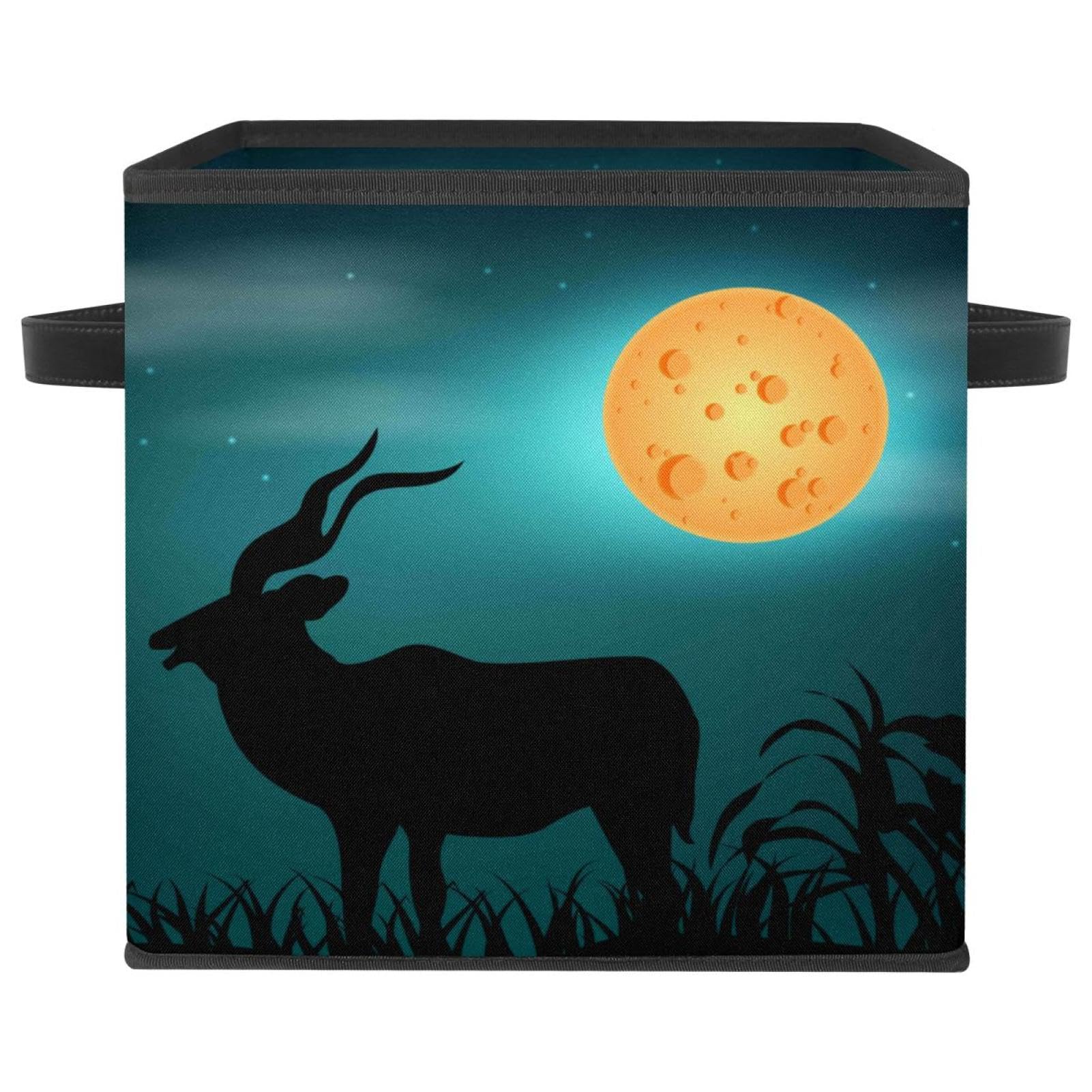 Boîte de rangement placard vider le désordre cube pliable tissu avec poignées