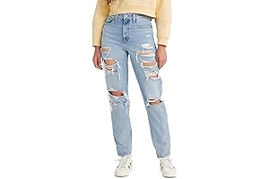 Distressed Mom Jeans for Women