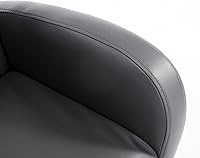 Vista 8 de Qaba Silla de Balancín para Niños con Bolsillo Lateral, Silla de Brazos de Piel Sintética para Niños Pequeños Gris