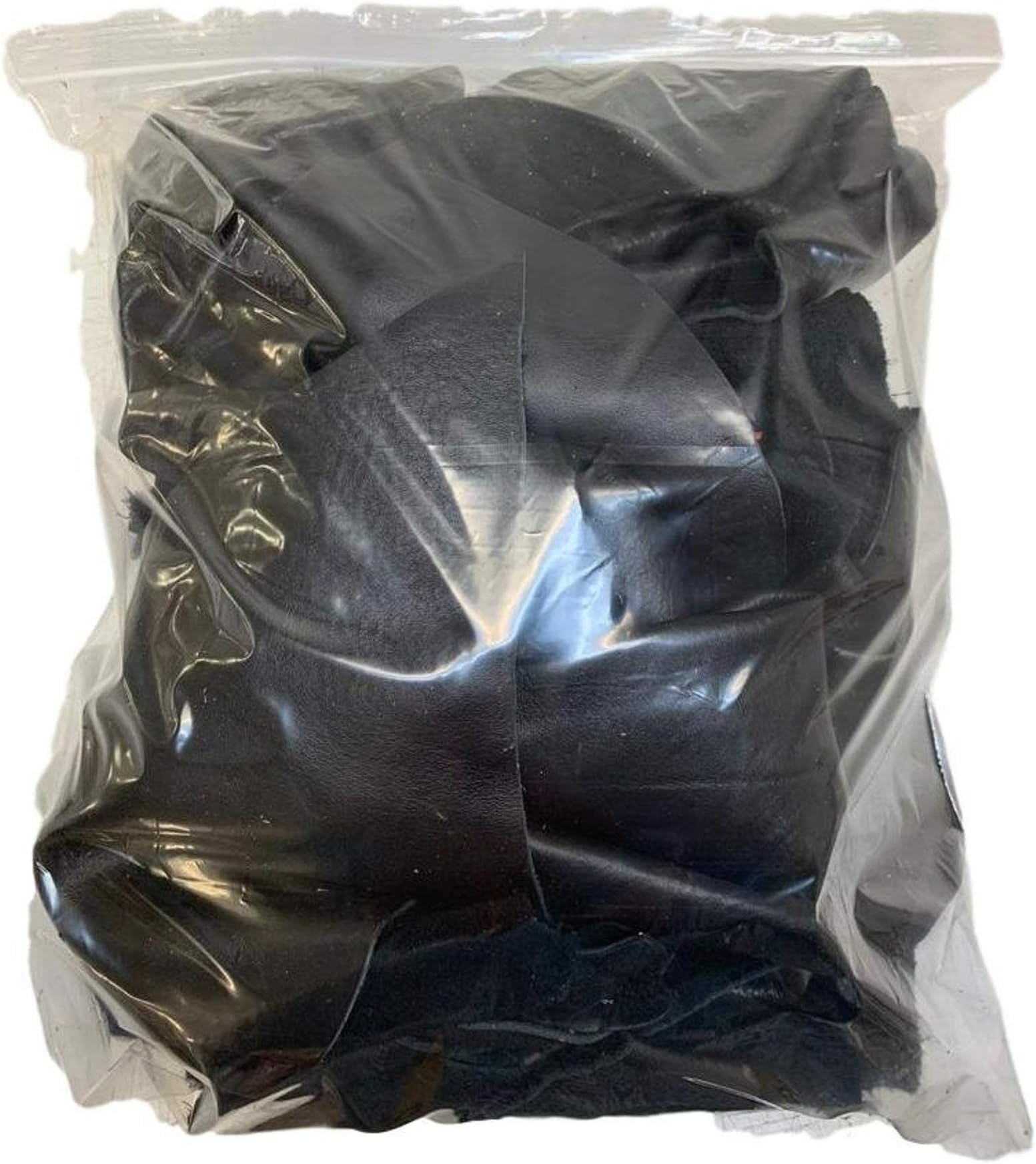 Black Full Grain Leather Scraps: Sold by The Pound (1.0, Pounds)