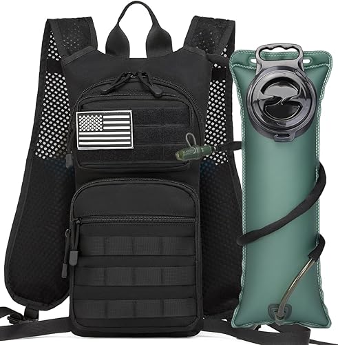 ATBP Chaleco de hidratación para correr, con aislamiento térmico, 3L, TPU, bolsa de mochila táctica para ciclismo, senderismo, mochila para hombres