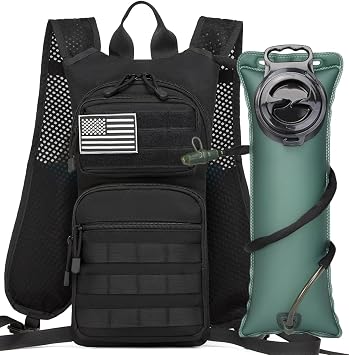 Insulated Hydration Pack Hiking Water Backpack Running Vest with 3L TPU Bladder Bag for Marathon Cycling Men