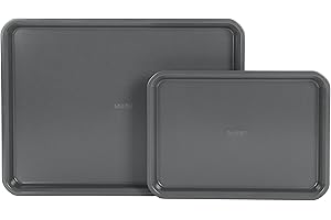 Babish Two Piece Heavy Gauge Professional Grade Baking Sheet Set