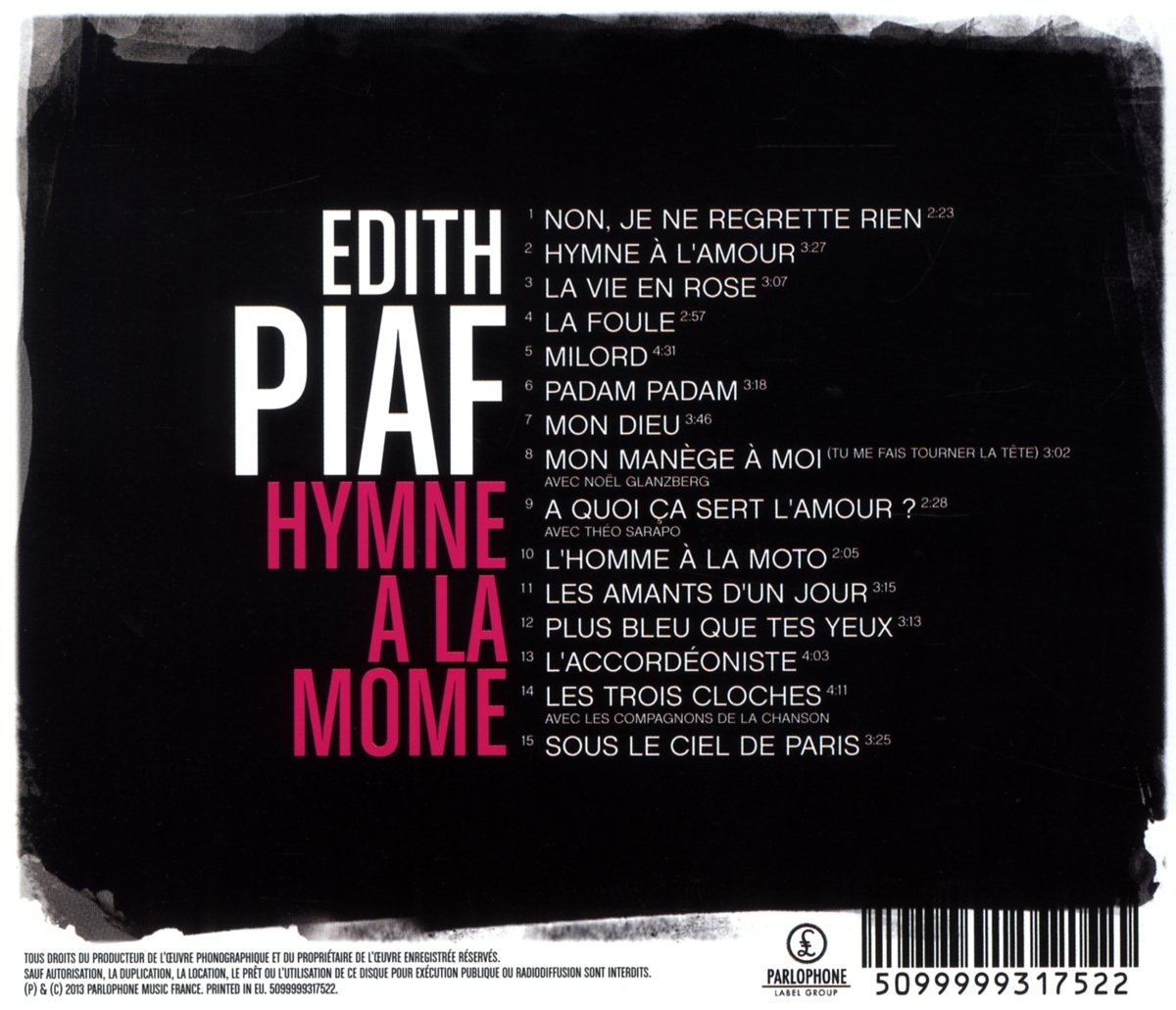 Hymme A La Mome: Best Of