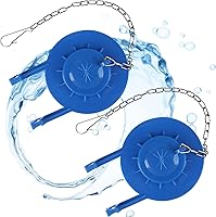 Vista 9 de Aleta universal de repuesto para inodoro de 2 pulgadas, compatible con la mayoría de los estándares estadounidenses Kohler Fluidmaster Toto Gerber