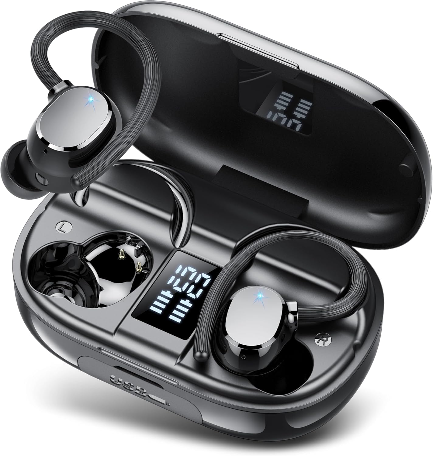 bluetooth sport cuffie wireless con microfono antincavo ipx7 Waterproof
