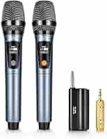 VV/UUデュアルハイパワー機　DR-610H セパレート対応 Amazon.com: XZL UHF Wireless Microphone, Rechargeable Two