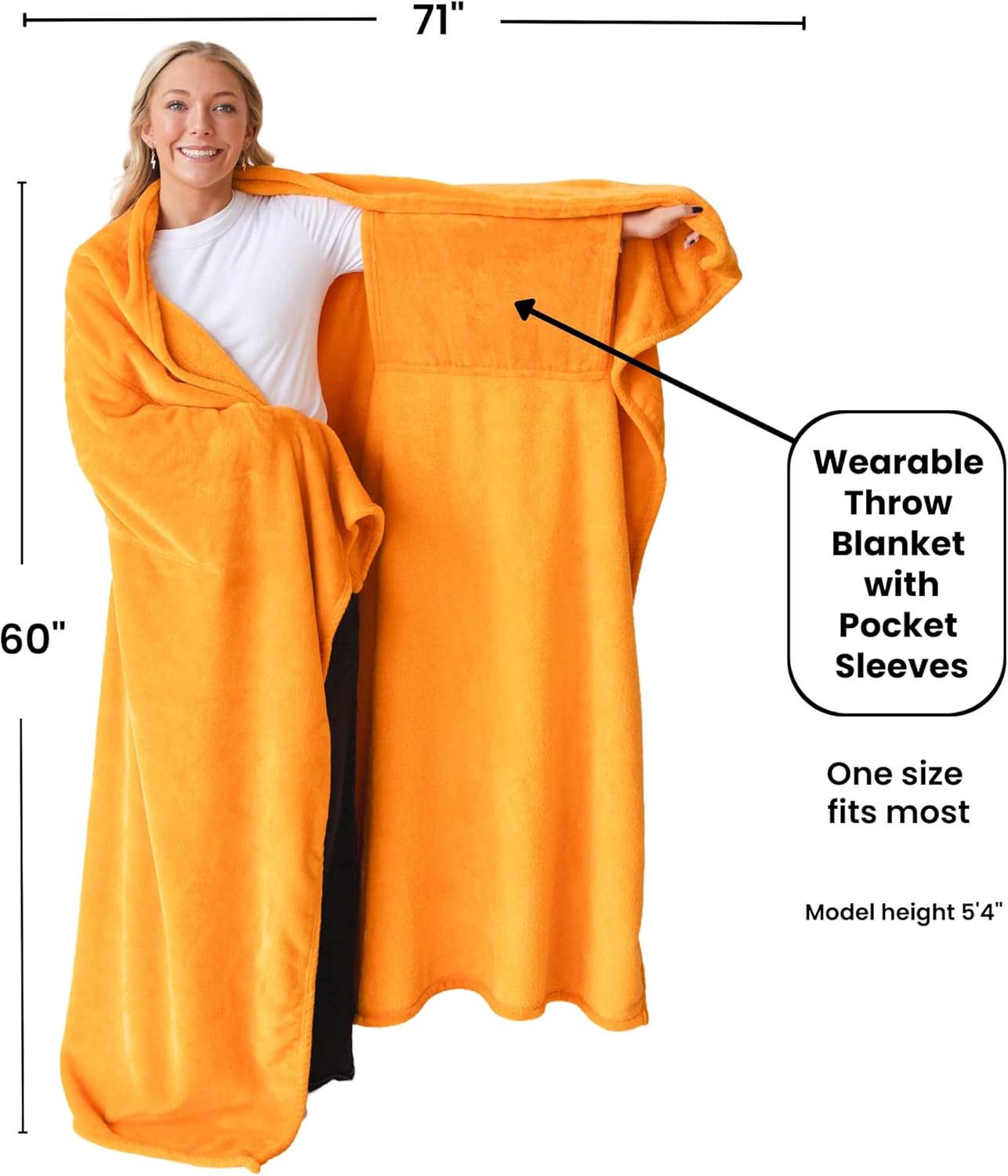 Wearable Blankets for Women, Adult Wearable Blanket Men, Valentine's Day Gifts for Her, Wife Birthday Gift Ideas - Image 5