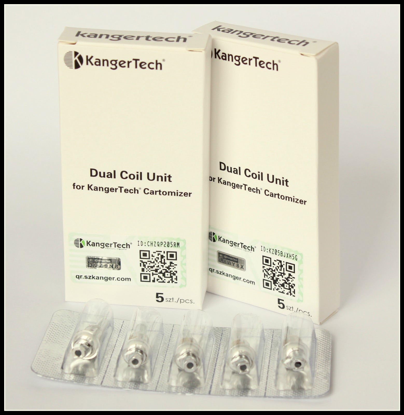 Kanger Dual Coils 10 x 1.8 latest version with QR/hologram authenticity code