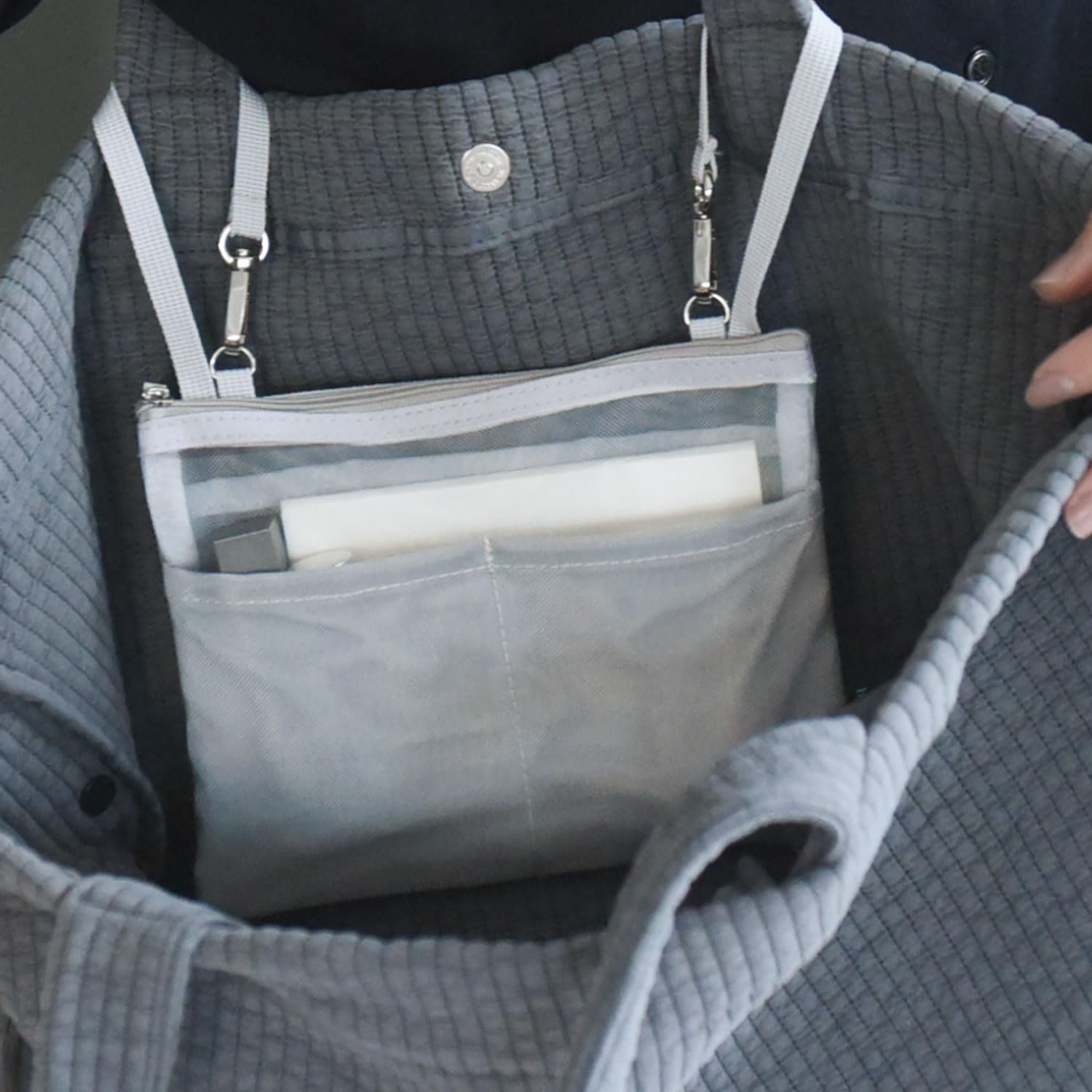 専用ページ Amazon.co.jp: 【ボンモマン公式】バッグインバッグ 小さめ 吊り下げ