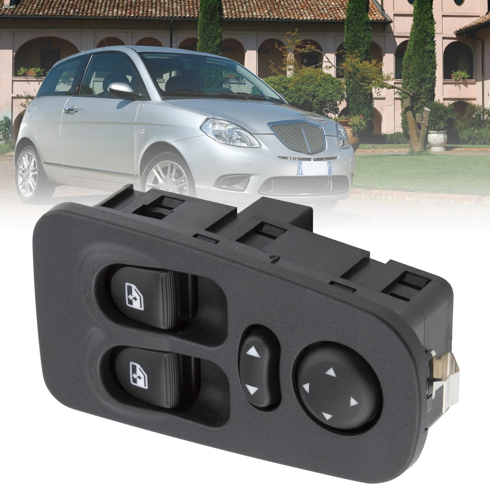 Pulsantiera Alzacristalli Interruttori Pannello di controllo della finestra per Lancia Ypsilon 2003-2011 735360605