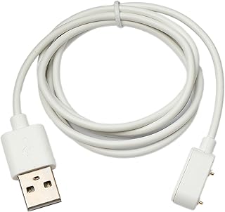 SYSTEM-S Cable USB 2.0 de 100 cm para reloj inteligente Oppo Band 2, color blanco