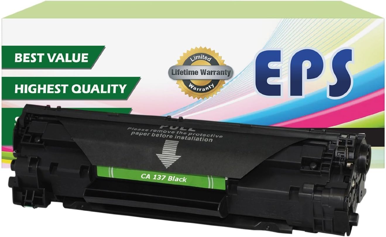 EPS Compatible Toner Cartridges Replacement for Cartridge 137 CRG 137 Compatible with Printer Model MF216N MF227DW F229DW Black