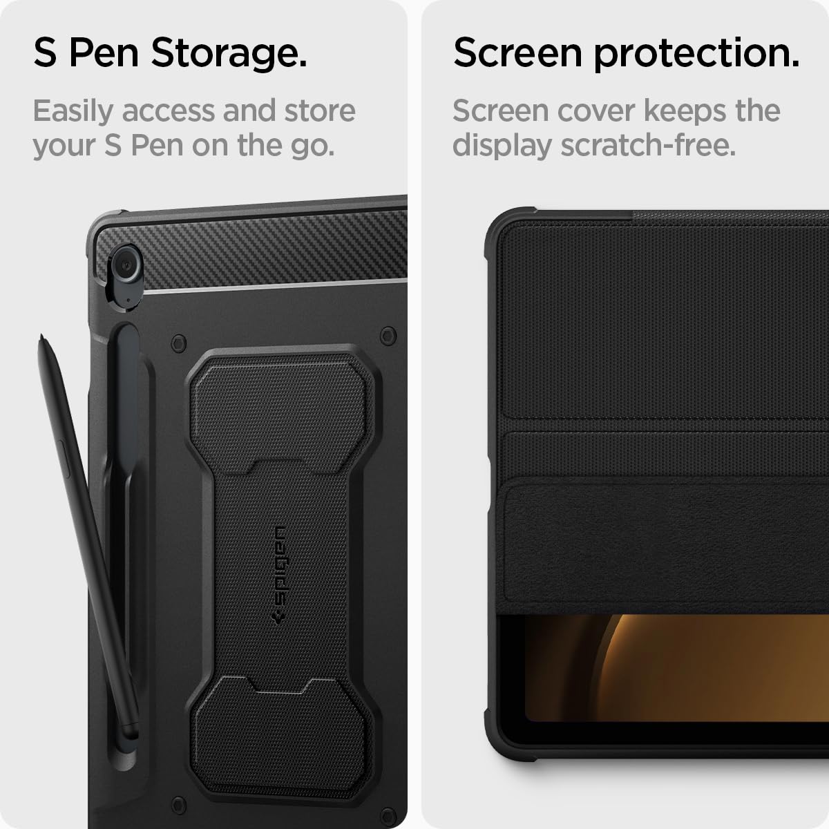 シャッファ　Samsung Galaxy TabS9 spigenケース付 Amazon.com: Spigen for Galaxy Tab S9 Case (2023), Tough