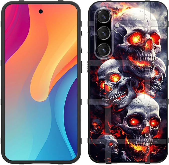 for Galaxy S24 FE Case,Fashion Shock-Absorption Flexible TPU Bumper Soft Rubber Protective Phone Case Cover for Samsung Galaxy S24 FE 6.7