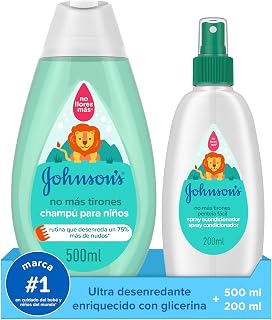 Pack Johnson's Baby No Más Tirones - Champú y Acondicionador en Spray Desenredante