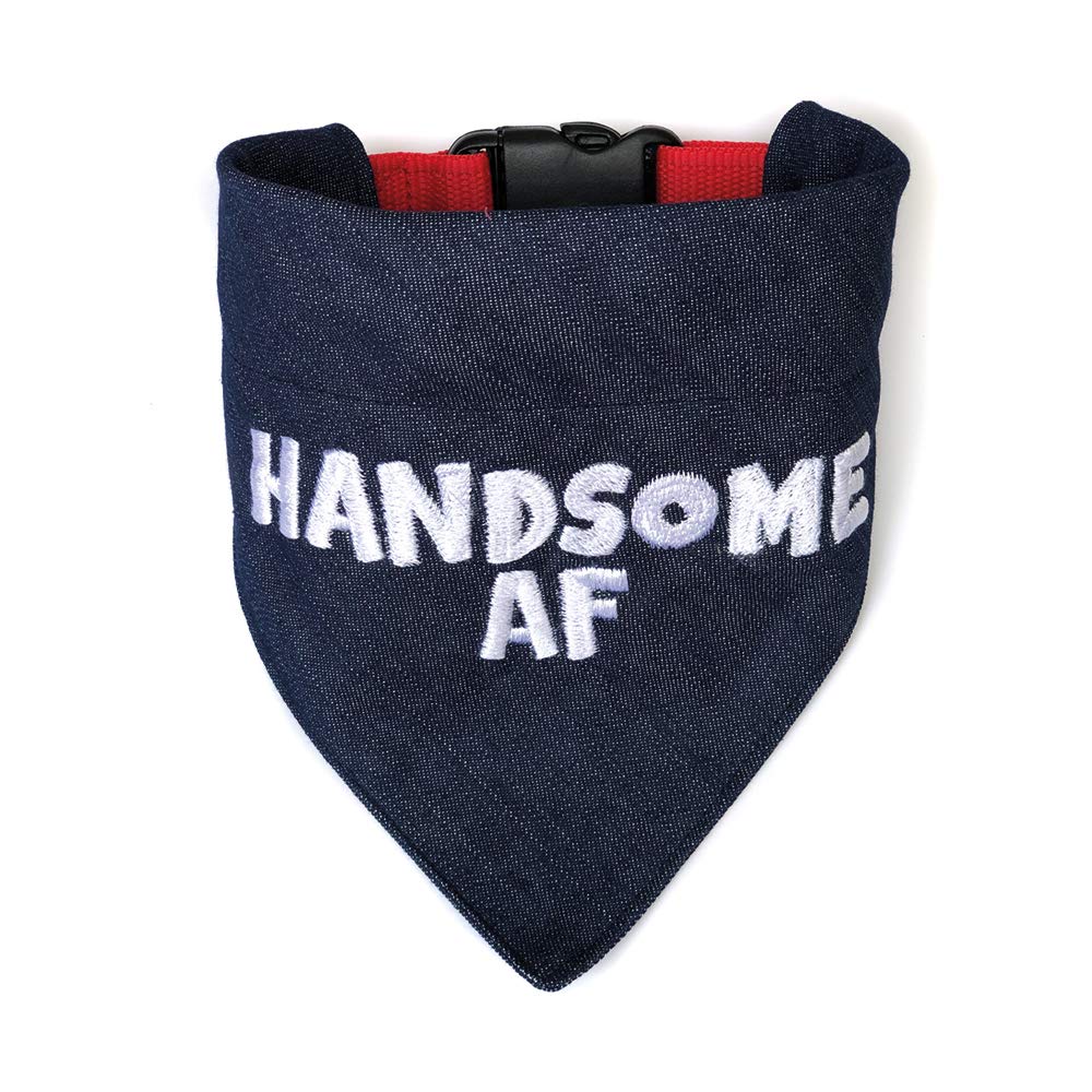 That Dog In Tuxedo Handsome AF Dog Bandana with Adjustable/Removable Nylon Dog Collar (Size - XL) (B07LF4W21R) Amazon Price History, Amazon Price Tracker