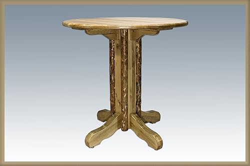 Montana Woodworks Muebles de troncos - Mesa de comedor