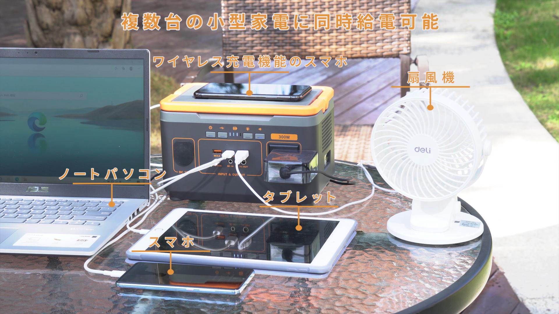 Amazon.co.jp: 【グランドセール】Homdox ポータブル電源 300W 大容量  