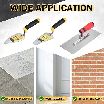 3 Piece Masonry Tool Set, Pointing Iron Set