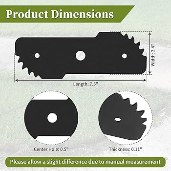 oga YOU Amazon.com : Replacement 243801-02 Edger Blade Compatible
