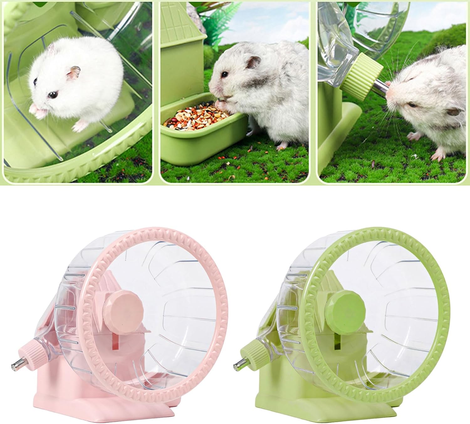 Compacts Silents Hamster Wheel Small Animals Silents Running Exercise Wheel for Dwarf Gerbils and Hamsters Pet Wellness Accessories