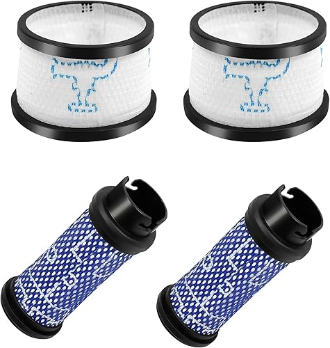 Smilefil - Kit de filtro de repuesto para filtro primario y secundario, accesorios compatibles con aspiradora inalámbrica Inse N5 S6 S6P S600