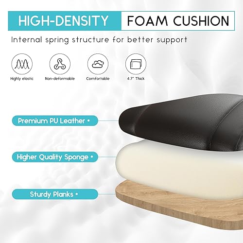 Miniatura 5 de Ollega OL930 - Silla de oficina ejecutiva, silla de oficina grande y alta con respaldo ajustable de 160 grados, respaldo alto, silla de escritorio