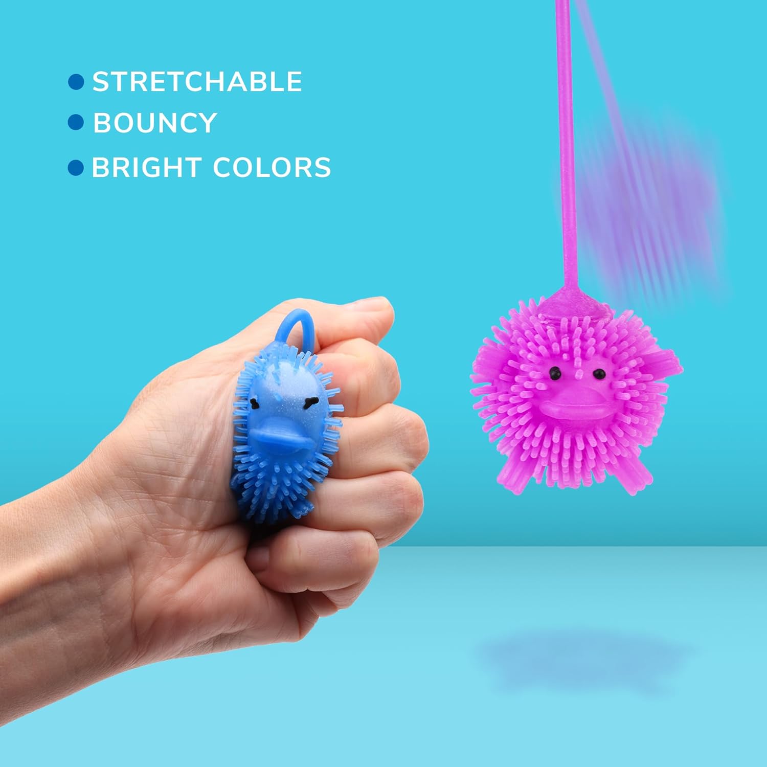 Bulk Toys - Yoyos for Kids - 48 Pcs Animal Yoyo Balls for Party Favors - Easter Egg Fillers - Goodie Bag Supplies and Pinata Stuffers - Prizes for Kids Classroom - Vending Machine Toys (48)
