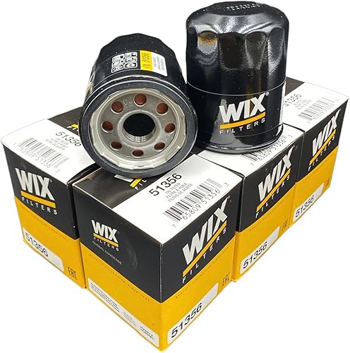 P&F Filtro de aceite de repuesto para Chrysler MD135737, Ford F32Z-6731-A 51356 Wix (paquete de 6)