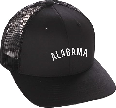 Daxton USA Cities Trucker Mesh Structured Hat Mid Profile Snapback Cap