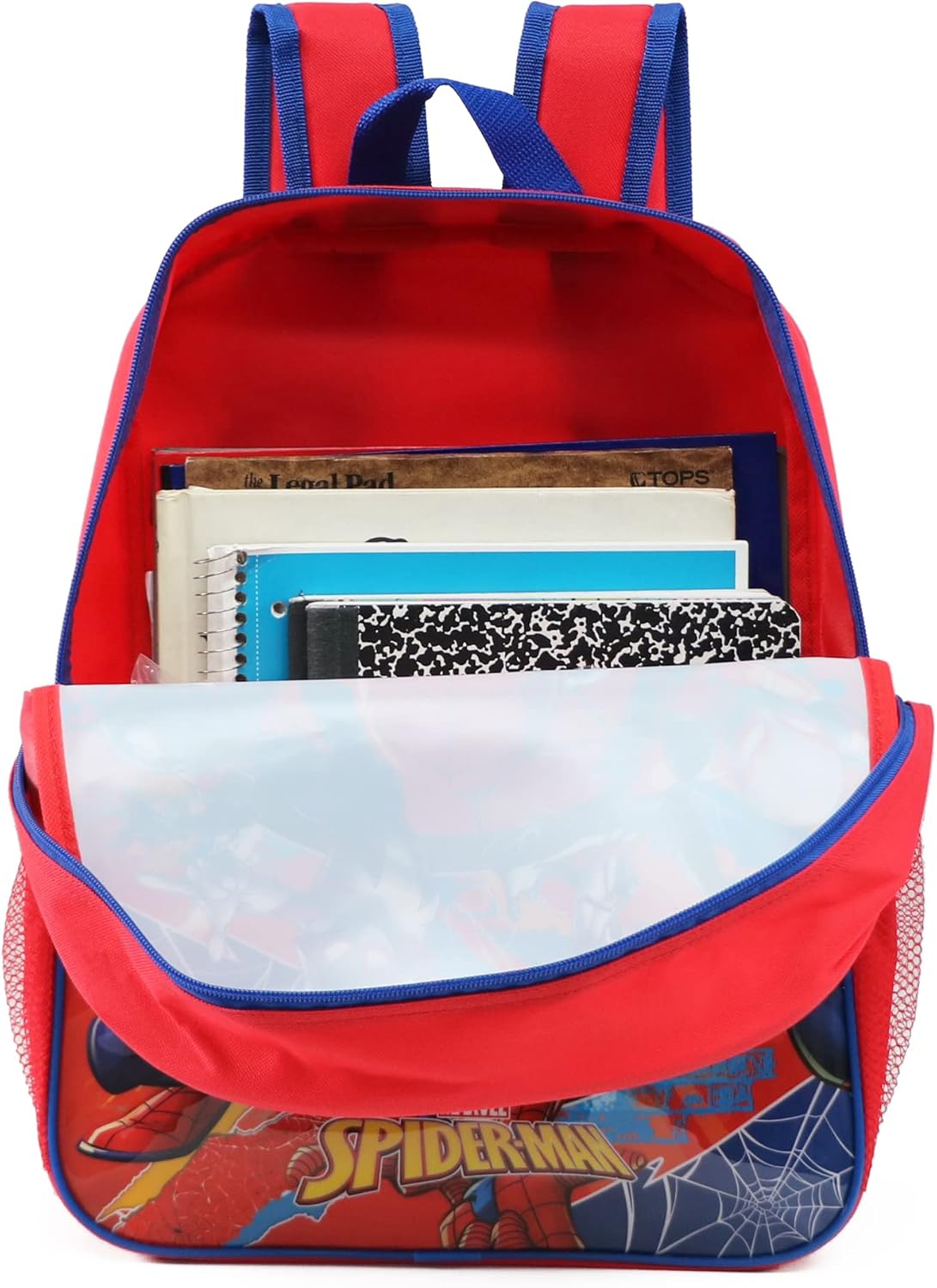 Ruz Spiderman Boys 16 Inch Backpack With Removable Matching Lunch Box Set (Heroes and Villains) - Image 5