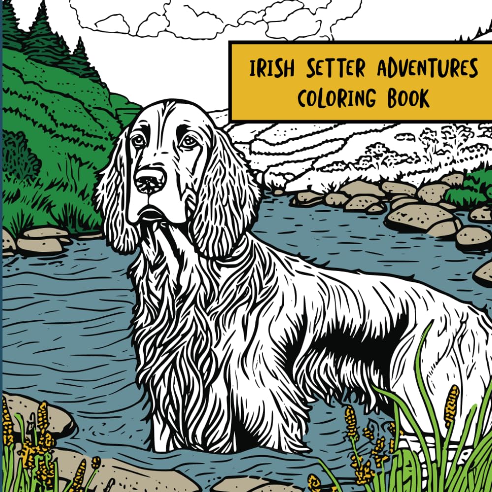 Whyitsme DesignIrish Setter Adventures: Coloring Book