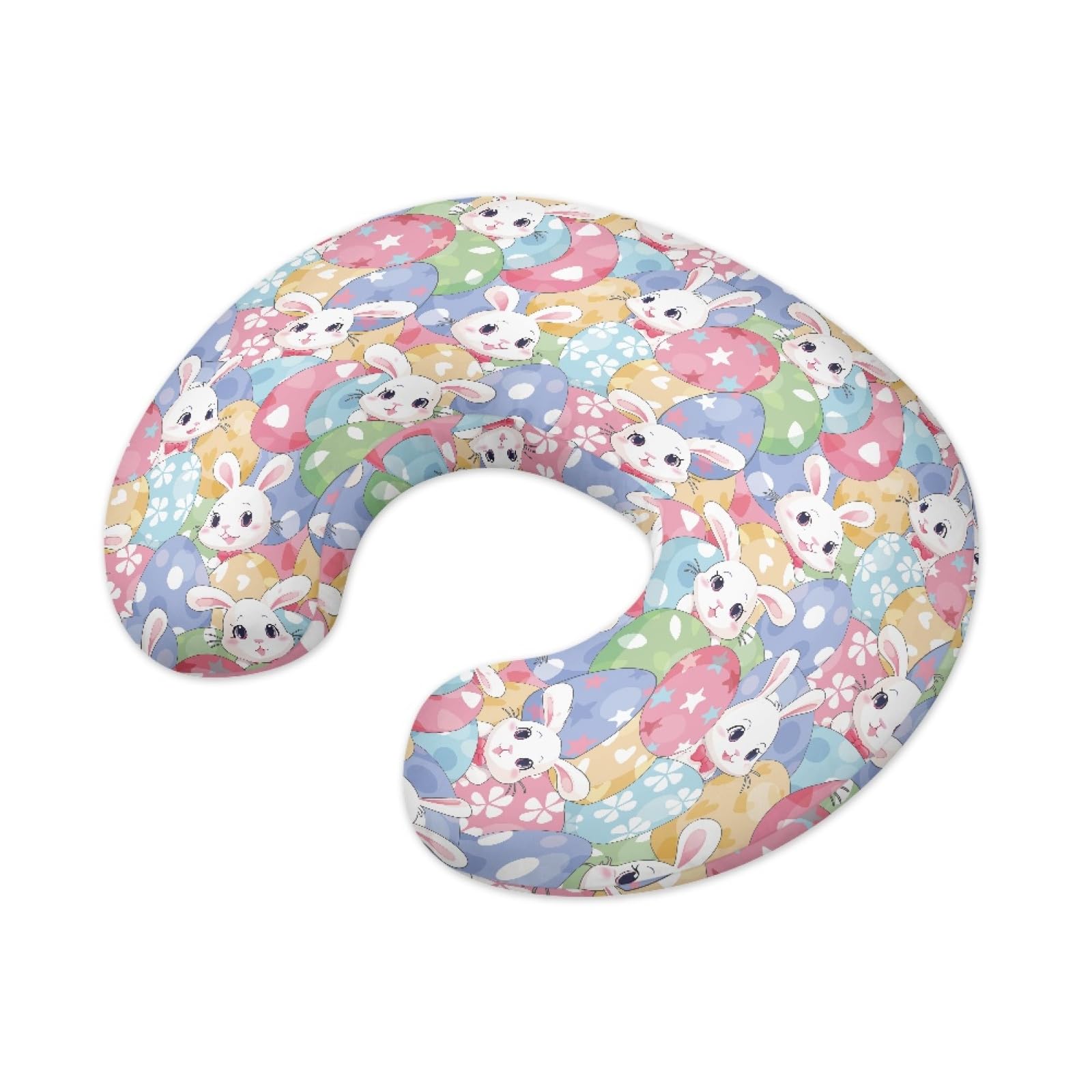 GOSTONG Nursing Pillow Covers with Hidden Zipper Galaxy Space Stars Design Comfortable Nursing Pillow Cover for Breastfeeding Pillow Slipcover for Baby Girls Boys