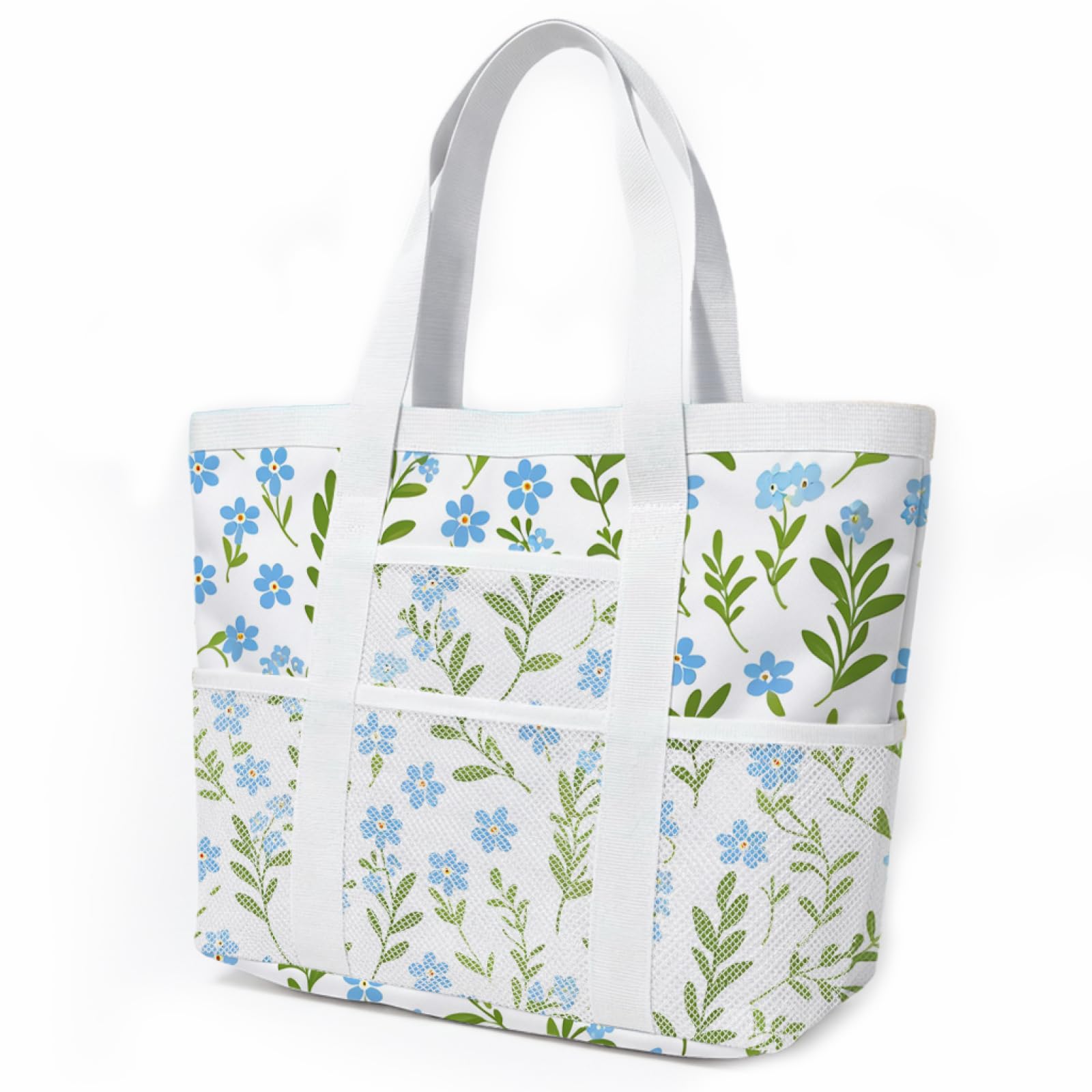 Sac de Plage Sac Fourre Tout Voyage Tote Bag Piscine Avec Fermeture Éclair Cabas de Voyage Accessoire Plage Pliable Et Léger Beach Travel Bag Gym Cabas Femme
