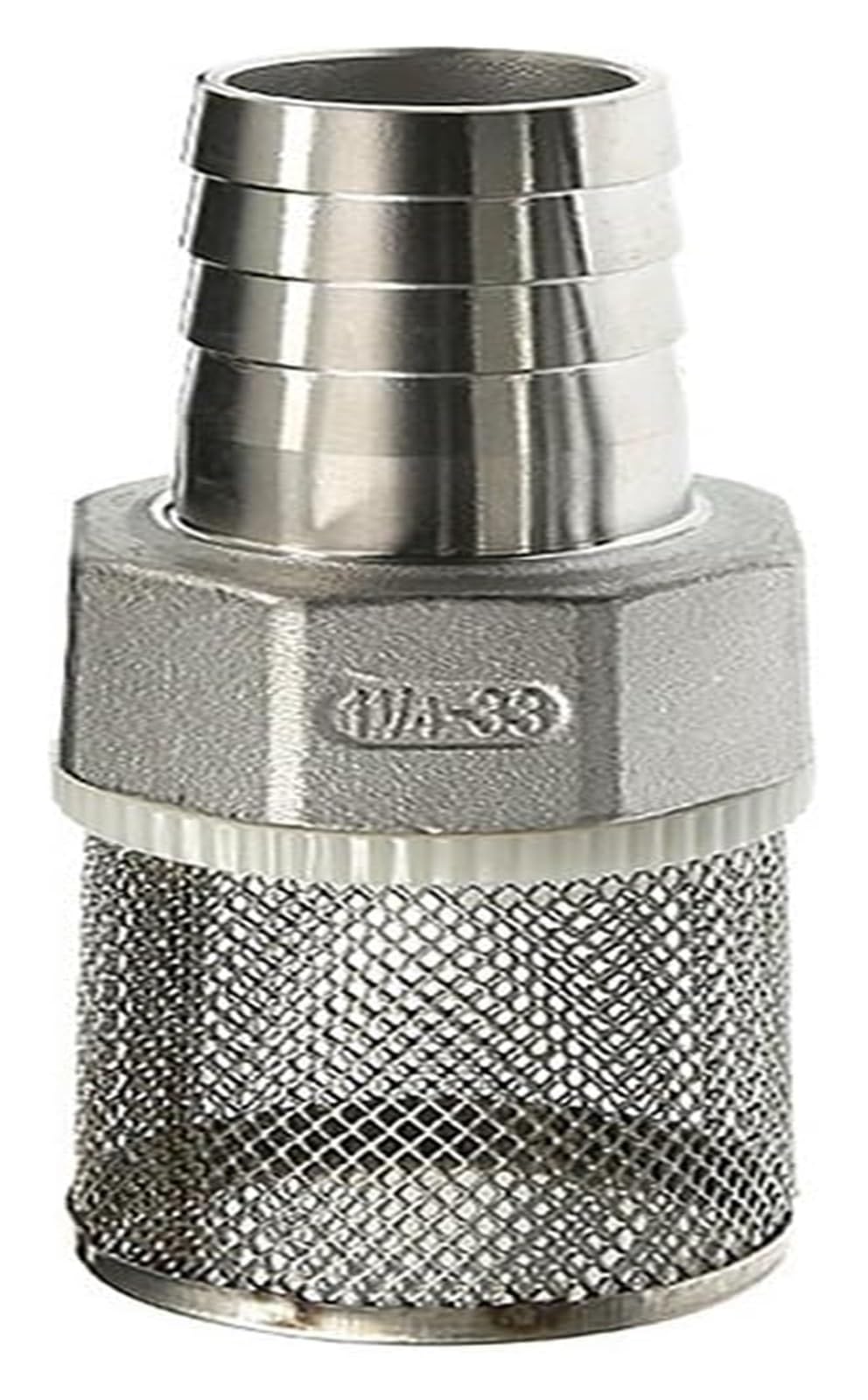 Válvula de retención de pie con filtro, 1 pieza de 25, 33, 38, 40 y 50 mm, filtro de manguera de acero inoxidable, tubo de riego for jardín, bomba de lavado de autos(2" 50mm)