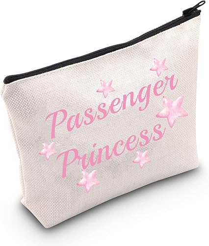 Miniatura 7 de Bolsa de cosméticos divertida para novia, bolsa de maquillaje de princesa para pasajeros, regalo de princesa, Pasajero Princesa Negro
