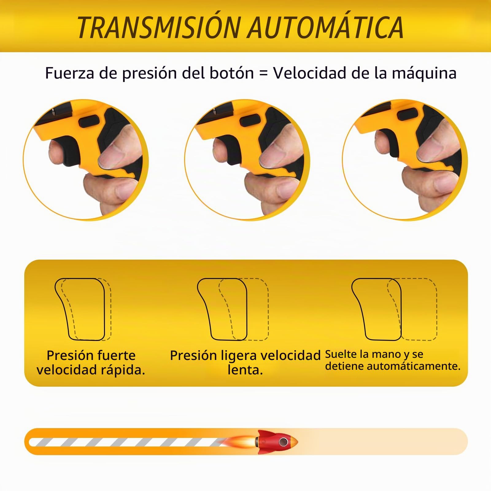 Remachadora Inalámbrica con 20 Remaches para Dewalt 20V (sin batería) | Pistola Remachadora Profesional, sin Escobillas, Luz LED, 3 Adaptadores y Llave, para Metal, Plástico y Cuero