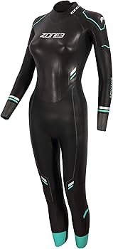 Amazon | ZONE3 (ゾーンスリー) Women's Advance Wetsuit - Black/Pink