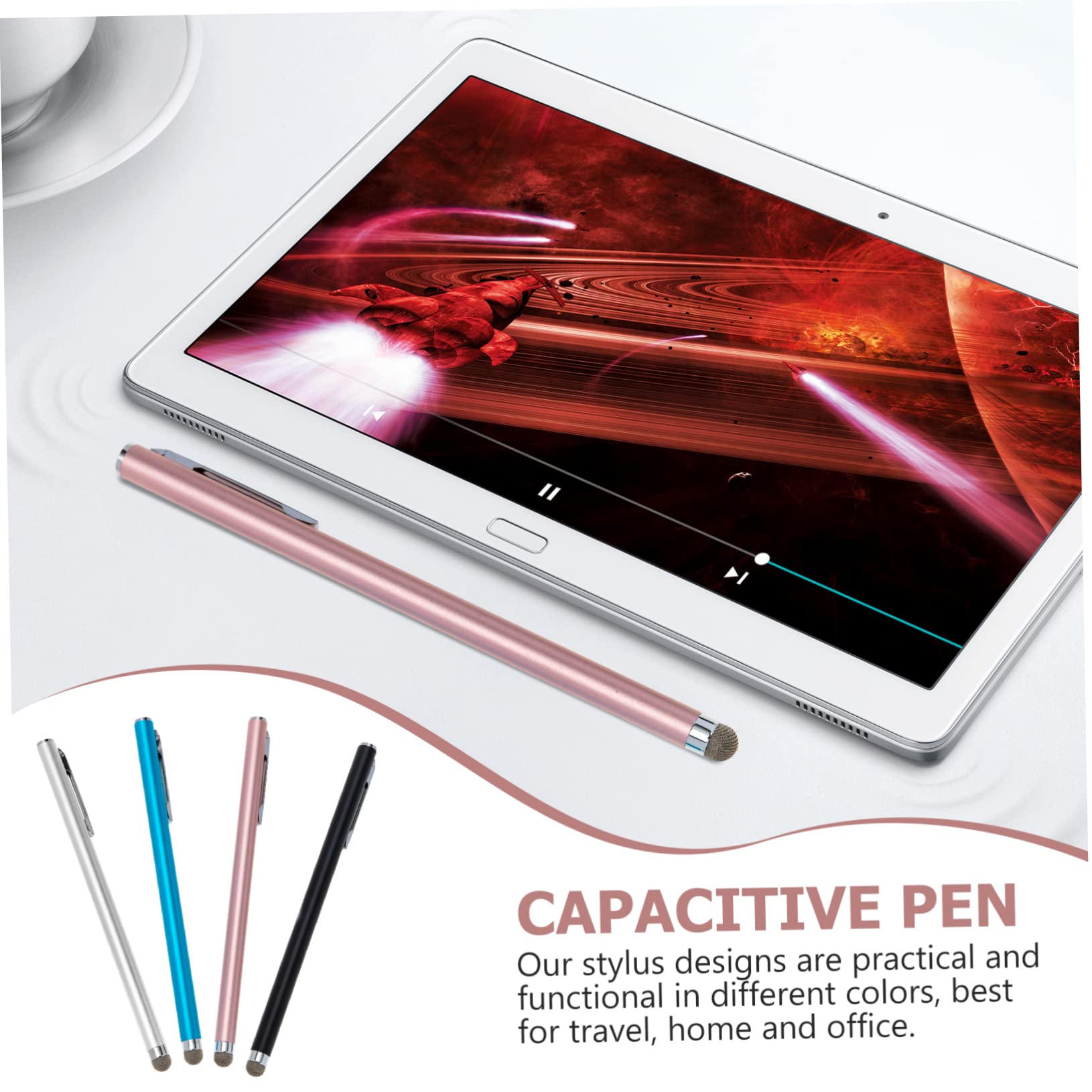 ABOOFAN 20pezzi Pennino Capacitivo Penna Touch Per Tablet e Smartphone Alta Sensibilità Design Ergonomico Perfetta Per Disegno e Noteggiatura Leggera e Facile Da Trasportare