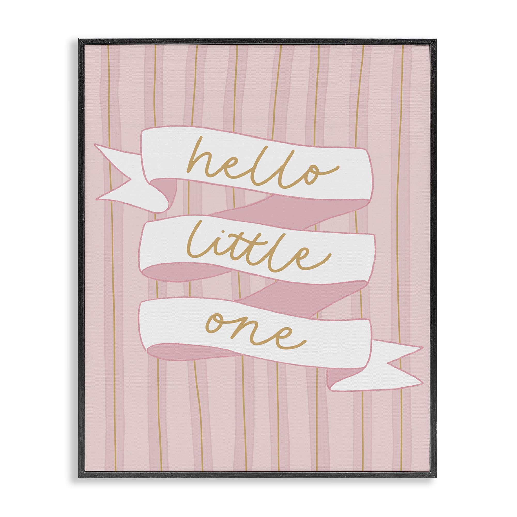 Poster encadré rose pour chambre bébé fille décoration murale Stupell Industries cadre noir