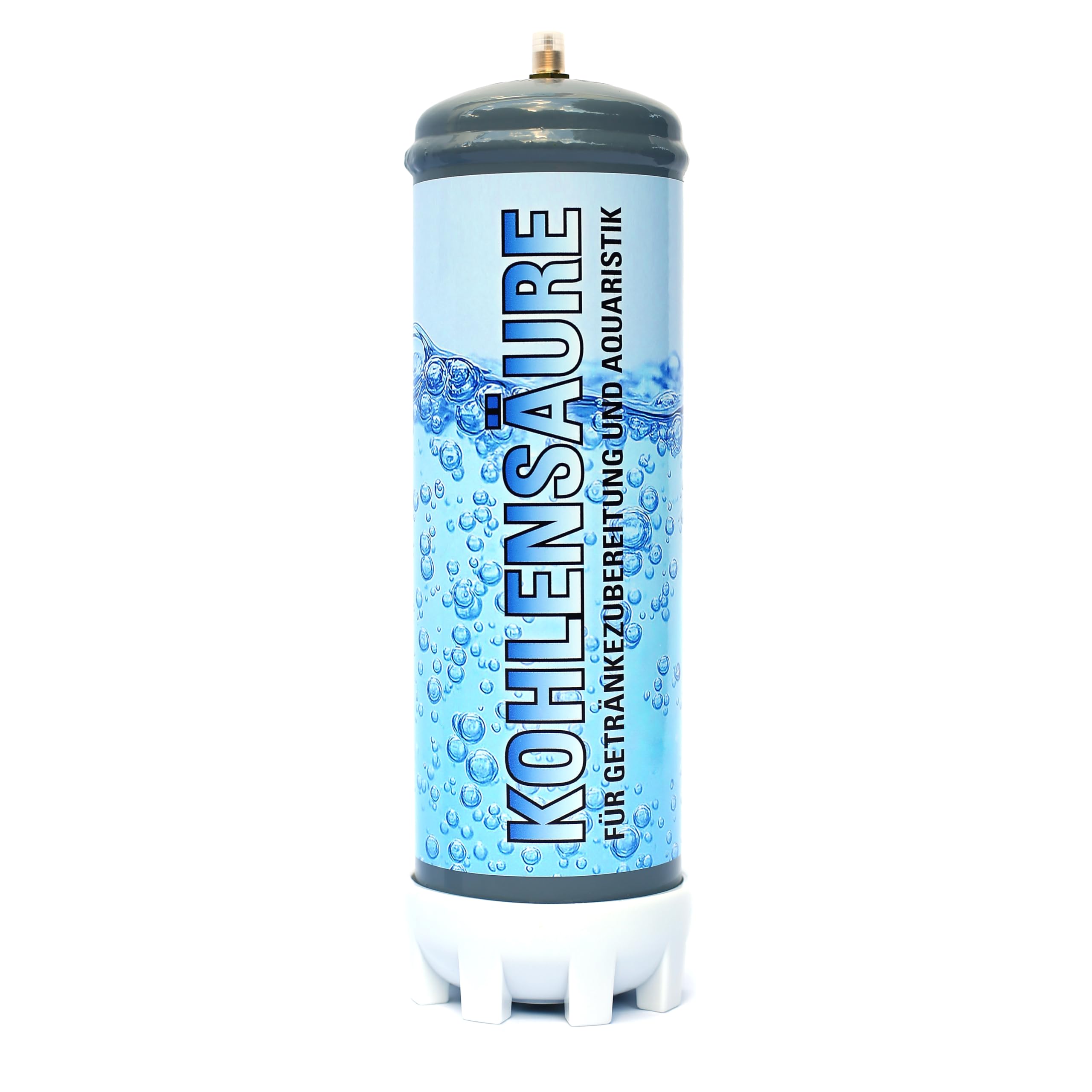 4x 1300g CO2 Kohlensäure/Kohlendioxid Einwegflasche mit Gewinde M10x1 passend für JBL Druckminderer Aquaristik