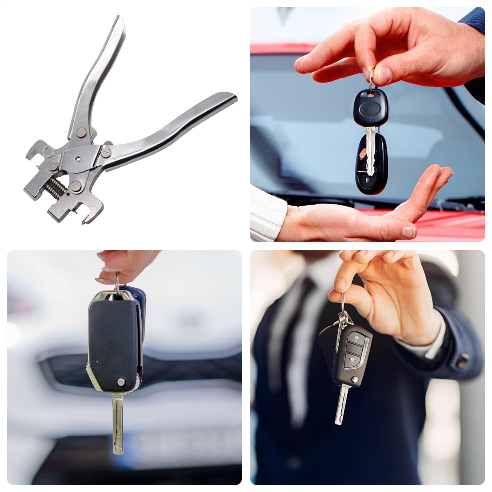 Herramienta Para Extracción De Llaves De Coche | Alicates De Mantenimiento Para Vehículos - Alicates Reutilizables De Acero Inoxidable Para Viajes Taller Garaje Y Hogar