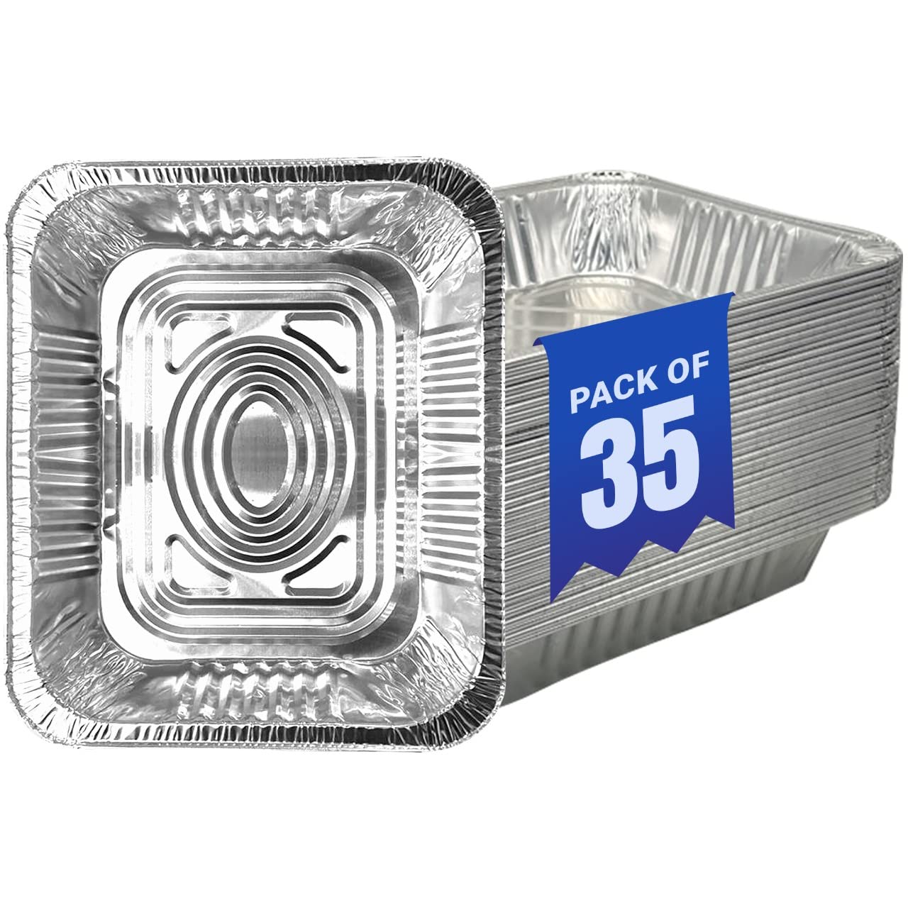 Amazon.com: Aluminum Foil Pans (35 Pack), 9x13 Disposable Aluminum