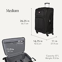 Amazon.com | SWISSGEAR Sion Softside Expandable Spinner Luggage
