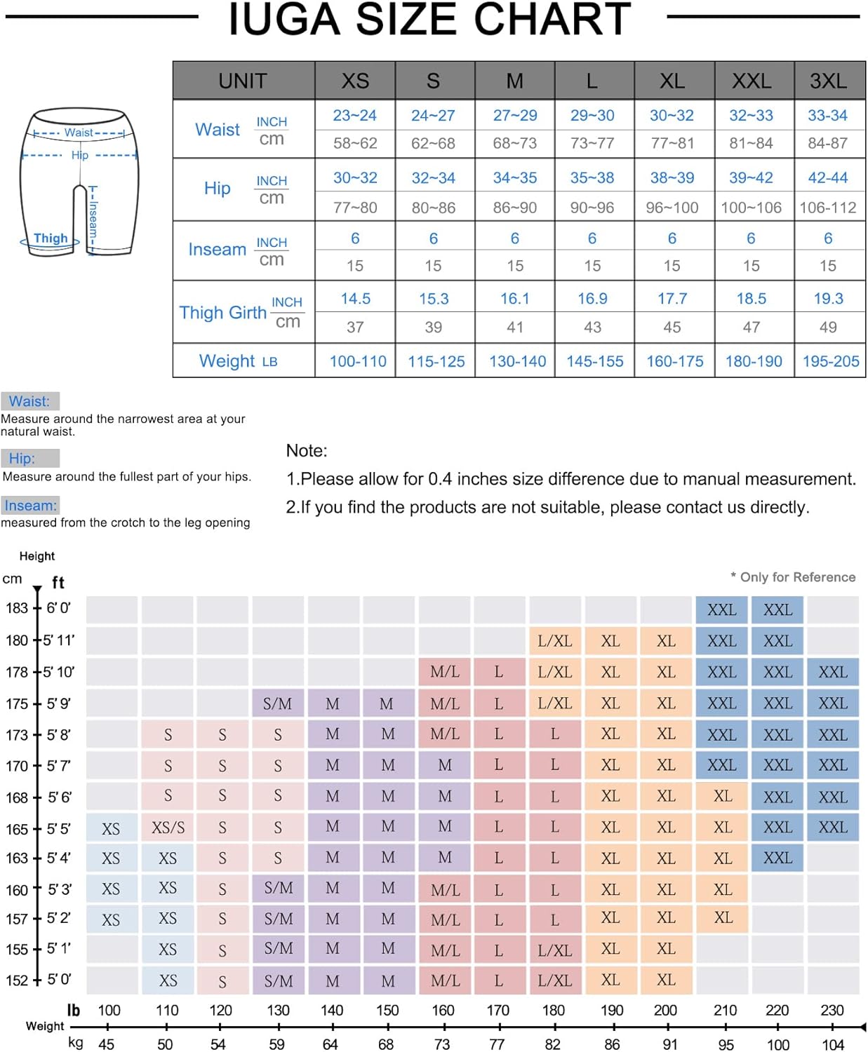 IUGA Workout Shorts for Women with Pockets High Waisted Biker Shorts for Women Yoga Shorts Running Shorts : Clothing, Shoes & Jewelry