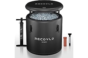 Ice Bath for Athletes Recovery and Pain Relief: 116-Gallon Insulated Tub with Pump